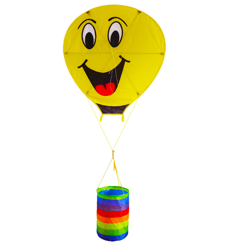 SMILEY HOT BALLON kite