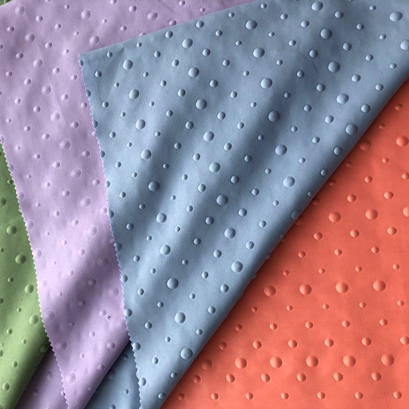 100%polyester microfiber 3D embossed fabric