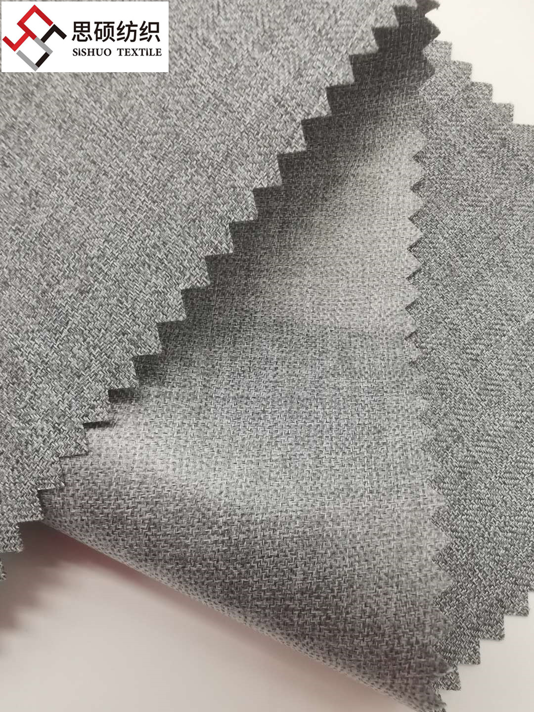 Brushed melange jackets fabric for children