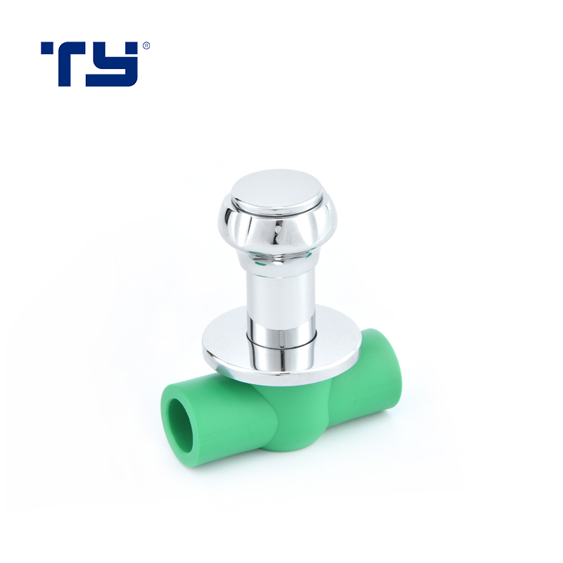 PPR pipe fittings plastic fittings Stop Valve Slow Dark Valve