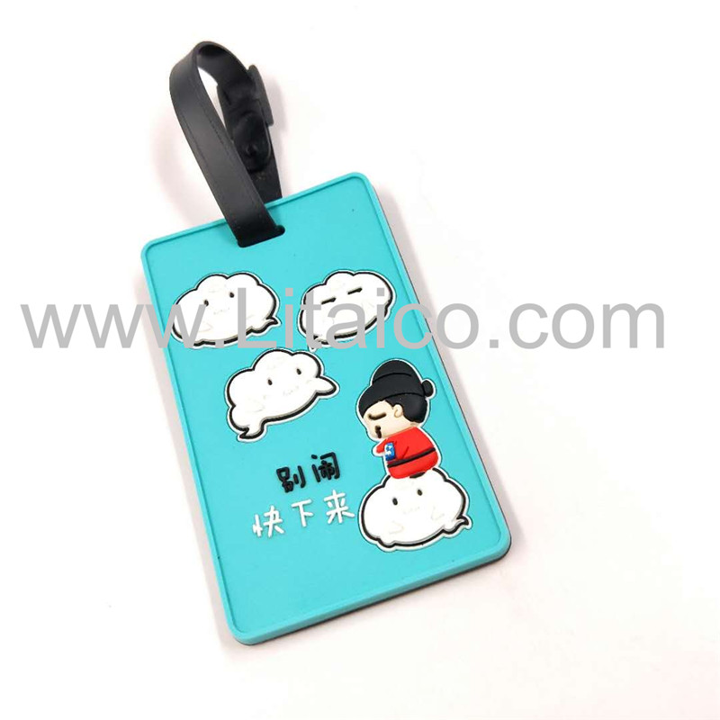 Funny PVC Luggage tag