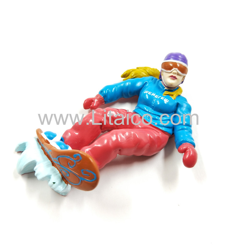 Customized Ski injection molding PVC refrigerator magnet