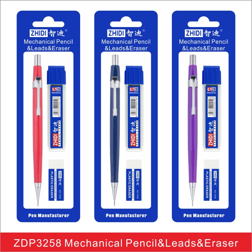 Mechanical Pencil+lead+eraser