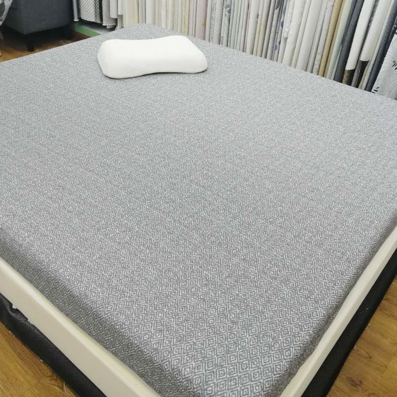 Latest Design Mattress Fabric in 100% Polyester Knitted Ticking Fabric TY-2666