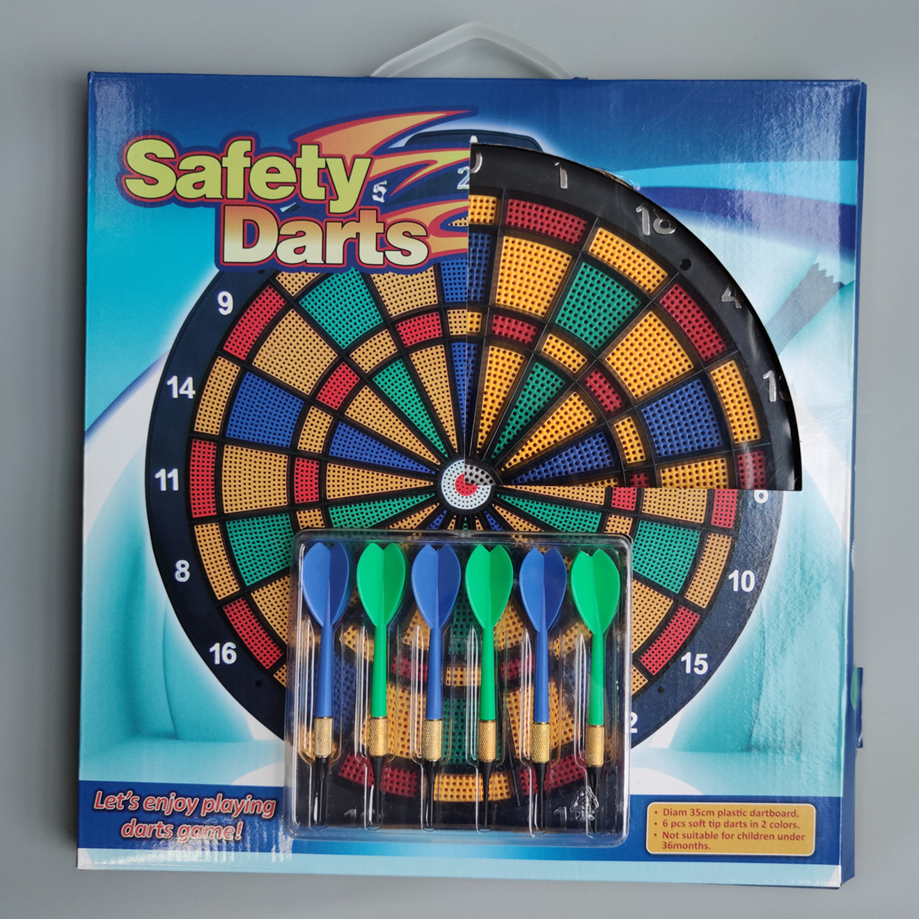 safety dart board