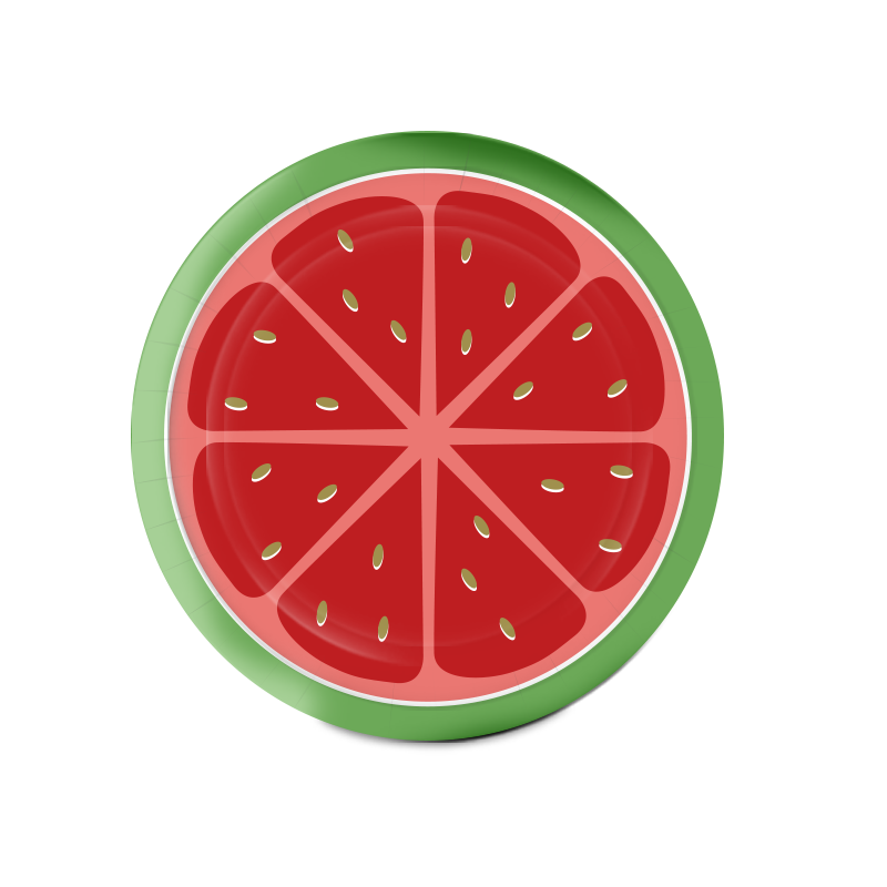 Summer fruit Party Supplies Paper plate