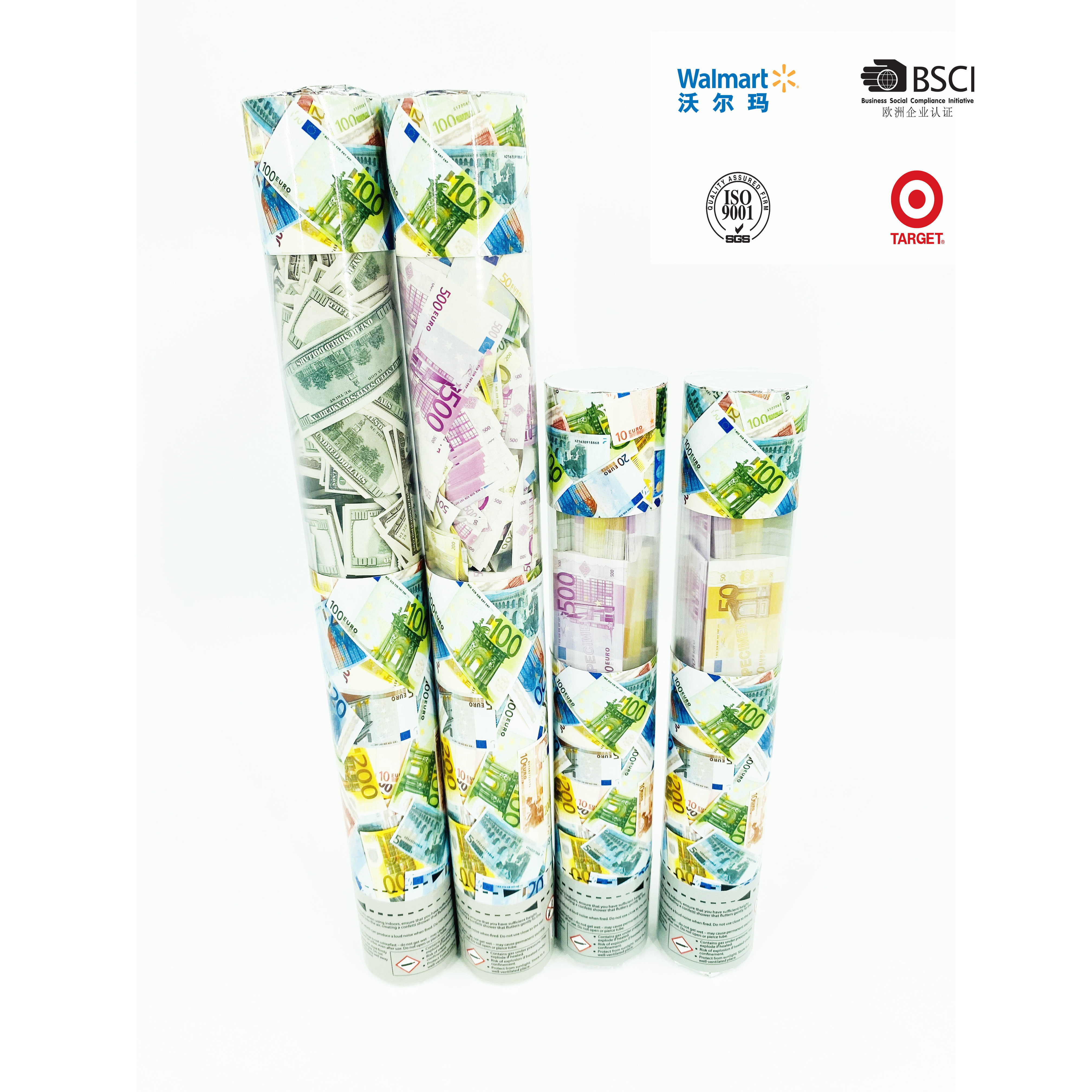 Fake money party popperparty popper/party cannon/confetti cannon