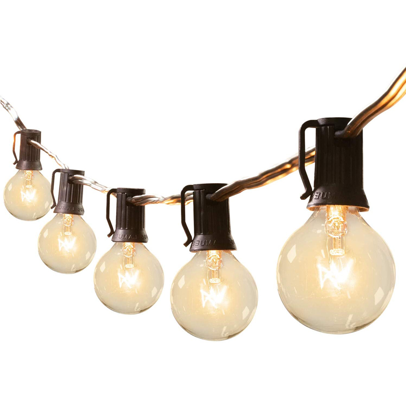 G40 e27 string light Christmas incandescent garden light for decoration UL certification