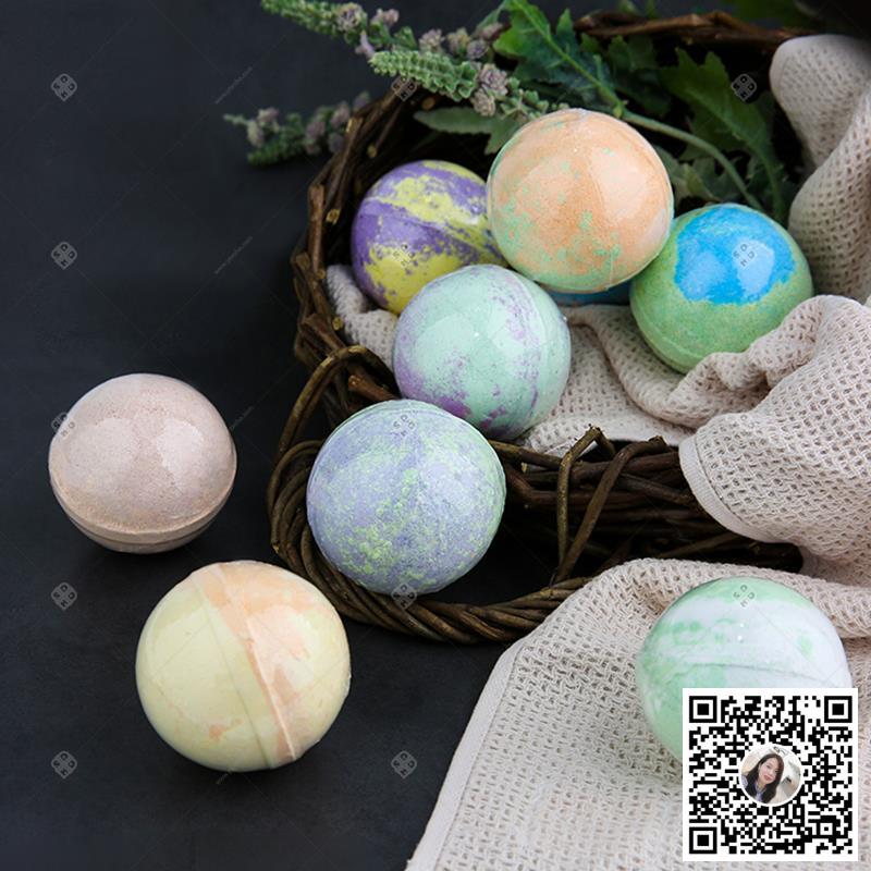 ! 0 100G OEM Colorful Bubble Butter Bath Fizzer Bar Scented CBD Sea Salt Bath Bomb Ball