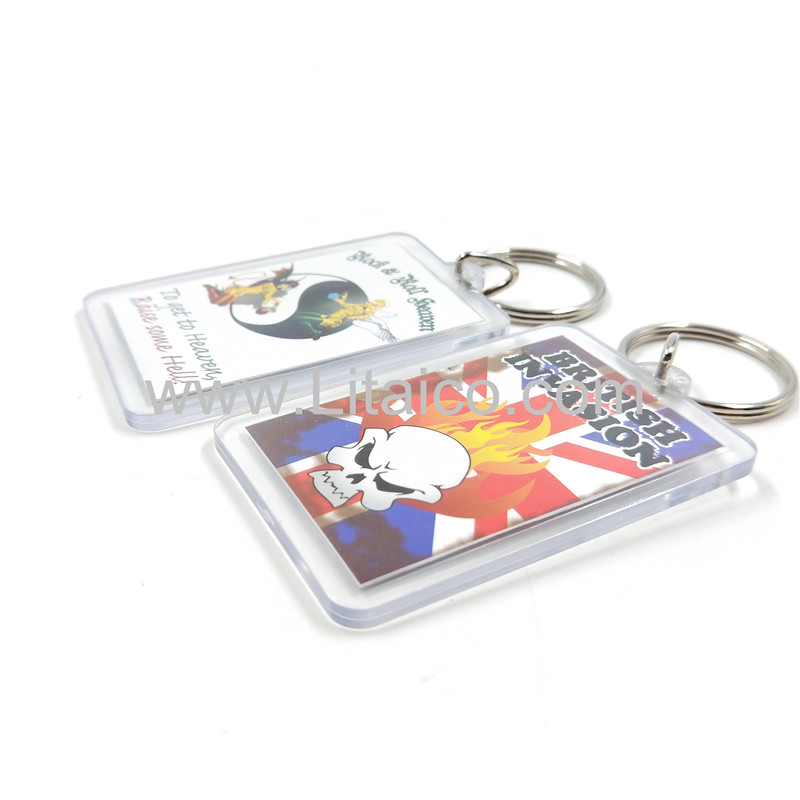 Personalized acrylic keychain- Double side