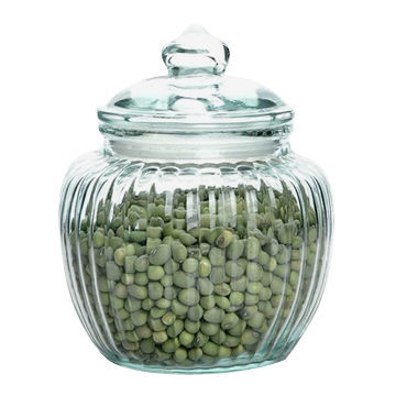 Glass food jar