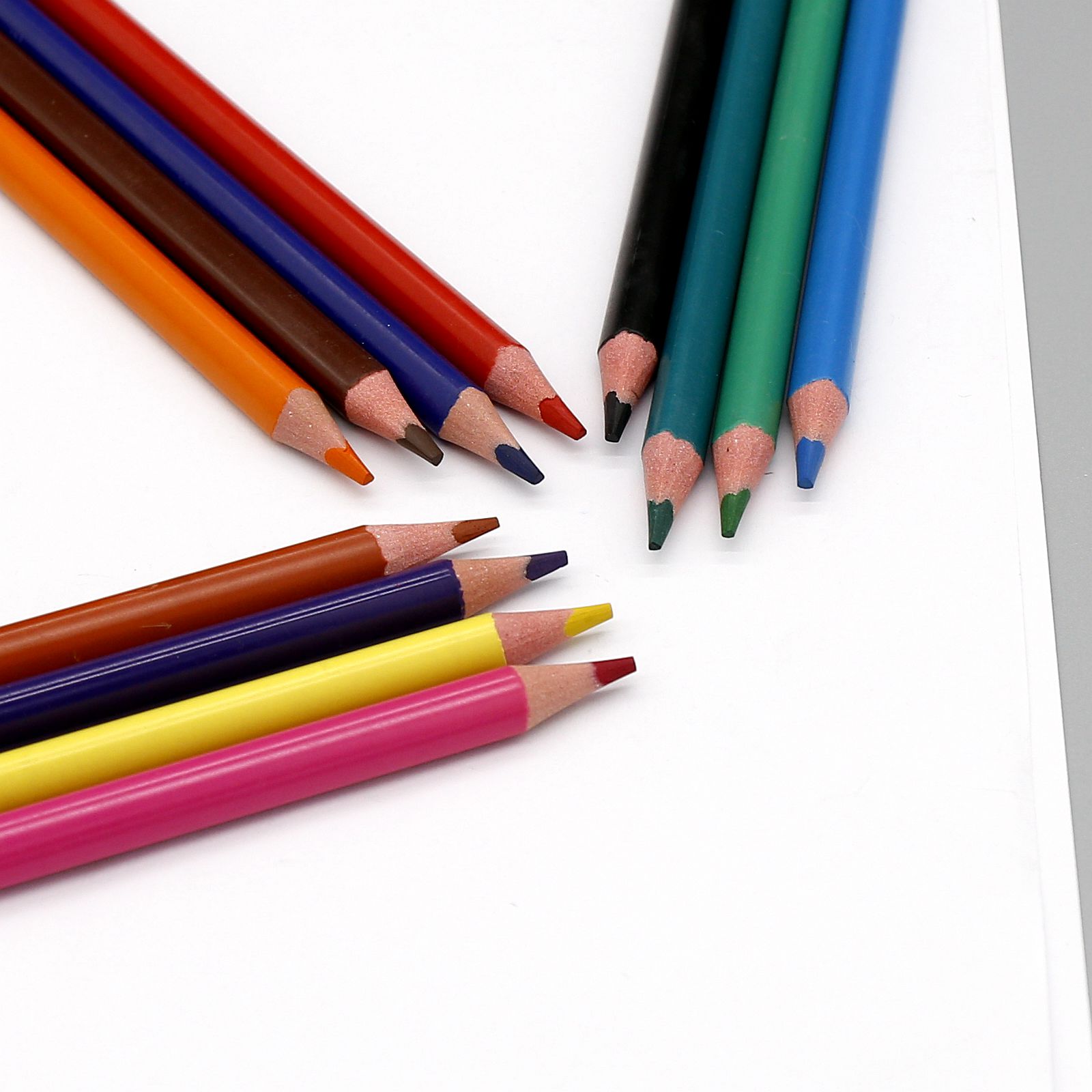 7 ”Color Pencil 12 Colors Plastic Pencil PCP- 003