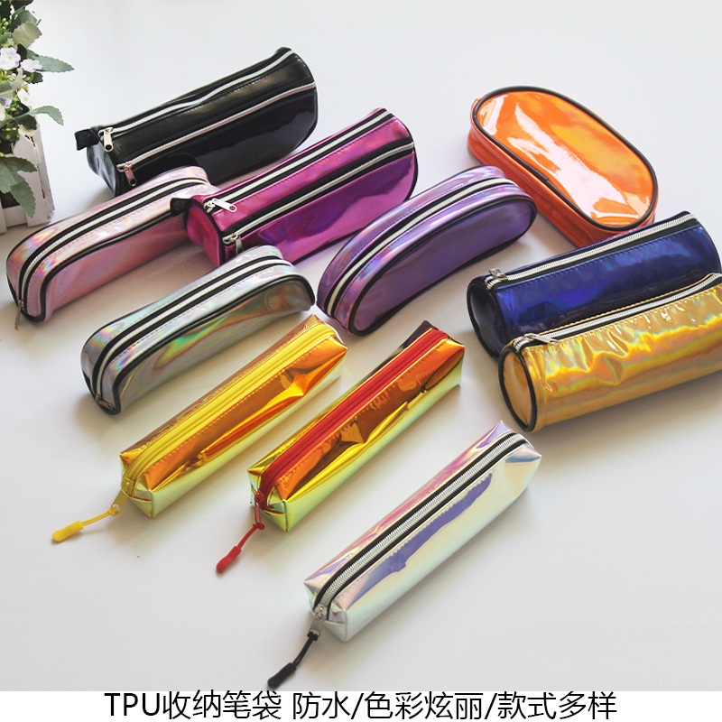 Fashion TPU color ship type pen case