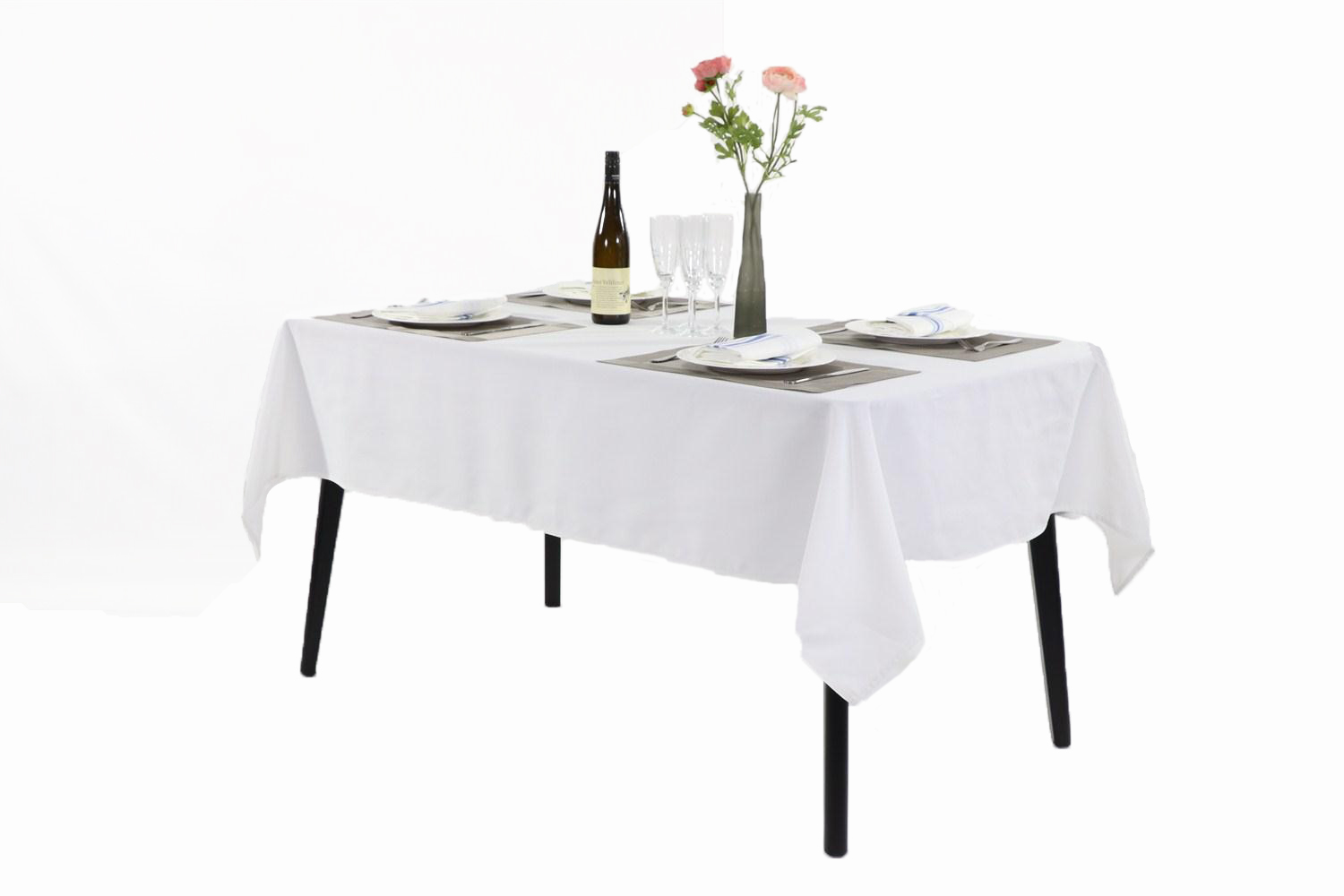Spun polyester tablecloth