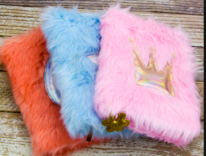 plush notebook ,diary