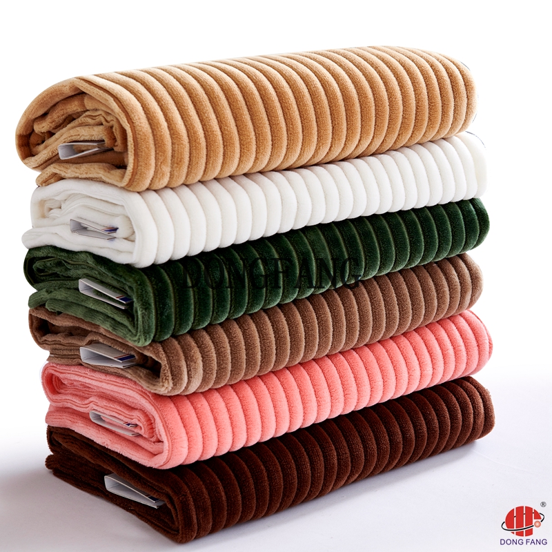 100% polyester jacquard flannel