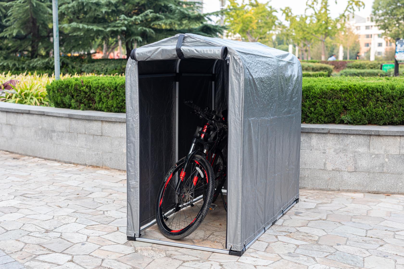 bicycle carpot \bicycle shed