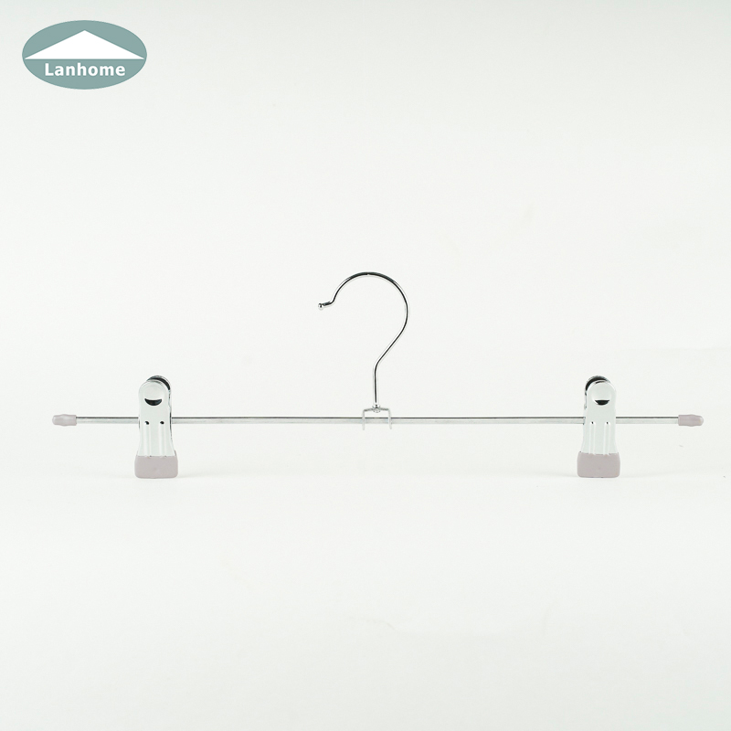 Lanhome PVC Metal Hanger Pants Hanger For Skirt and Trousers