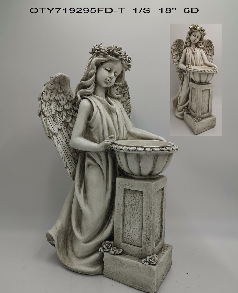garden angel with LED