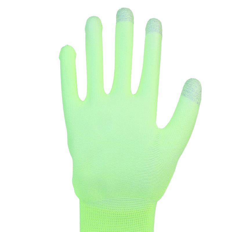 Glove Pu-13g Polyester + Carbon Fiber Shell, Pu Coated Glove