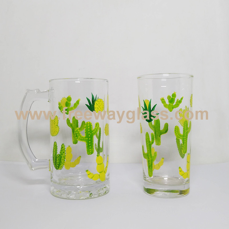 Beer Mug Set with decal