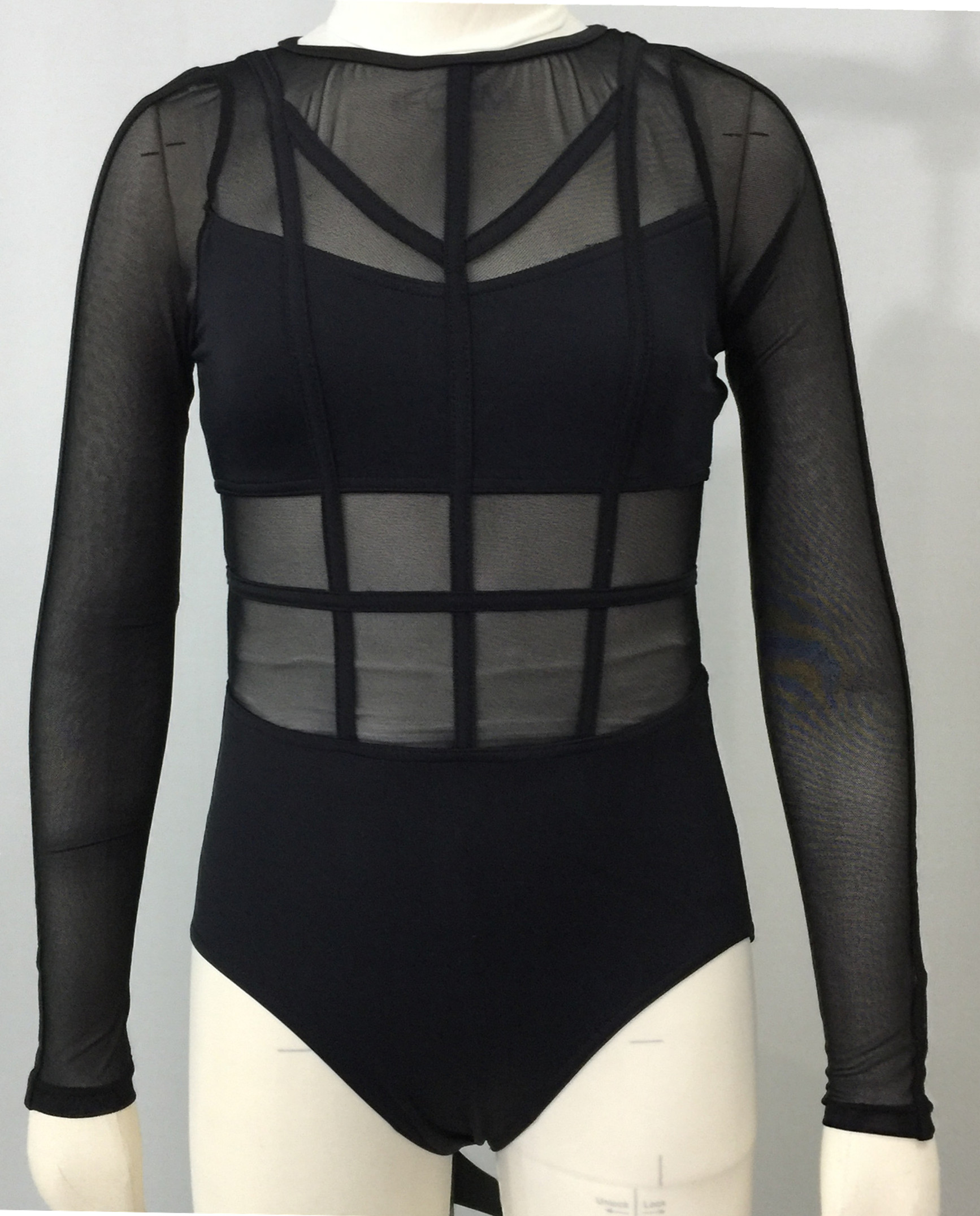 Ladies MT& mesh cage leotard-dancewear/show/costume