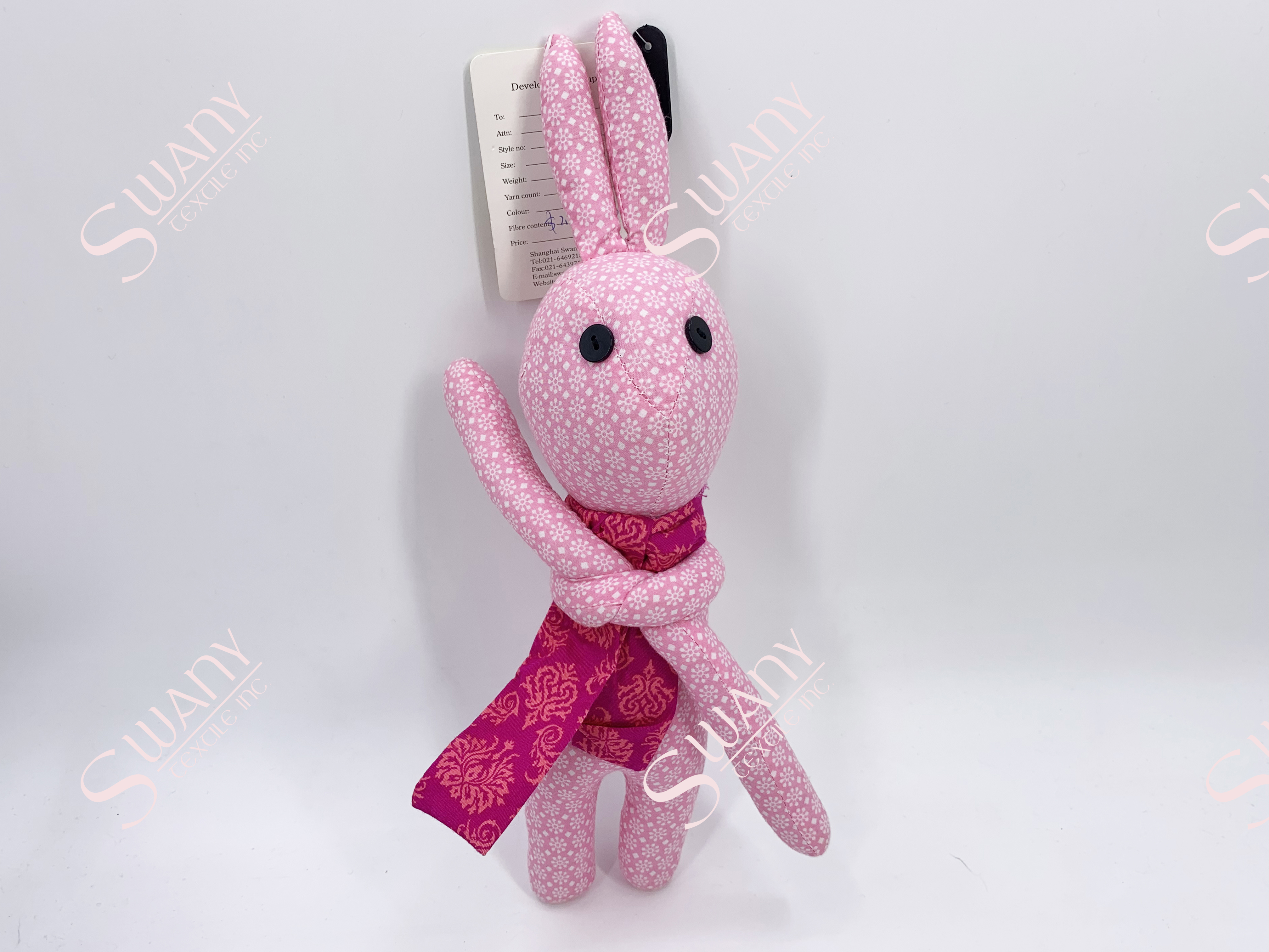 Ragdoll toys-pink rabbit