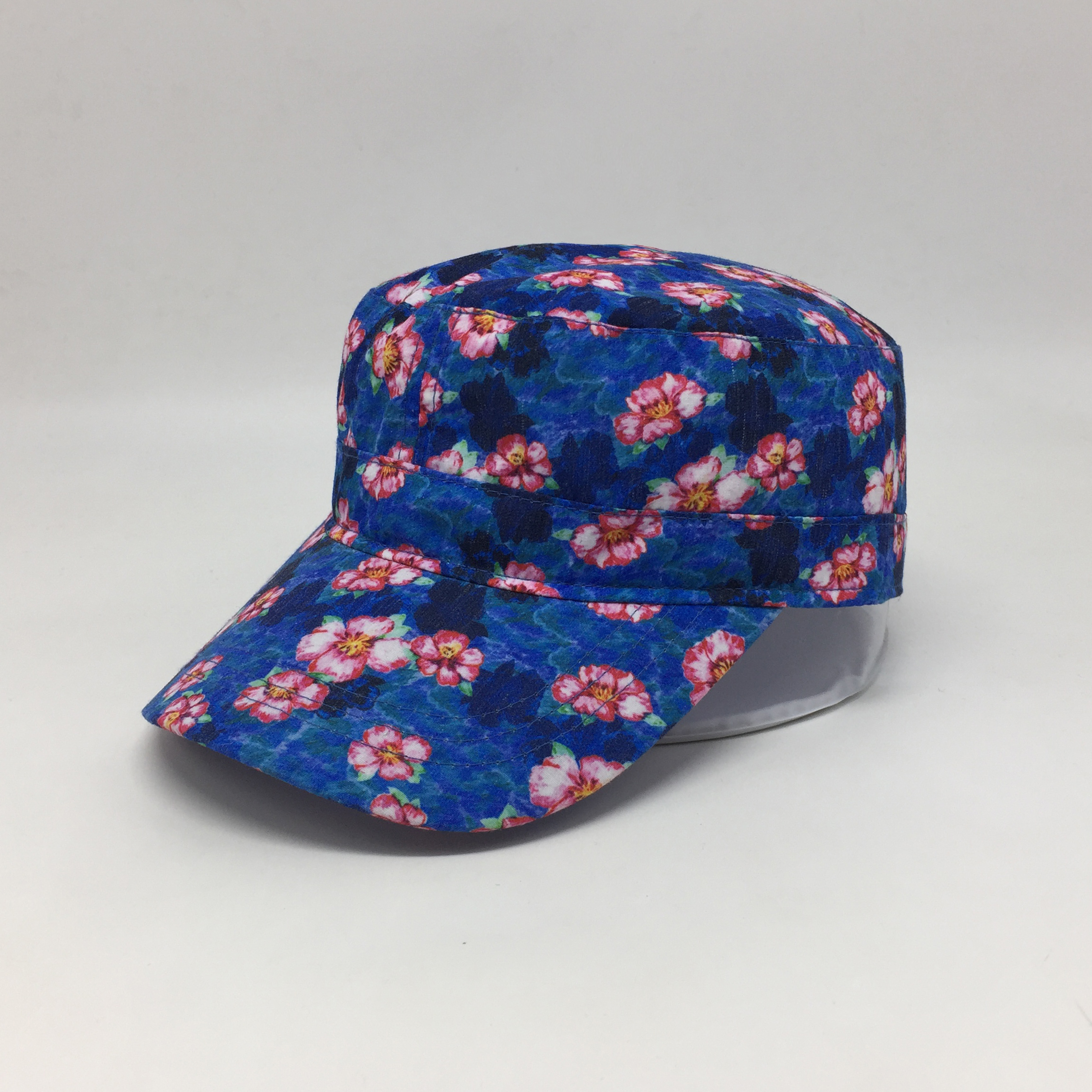 Printed flat cap