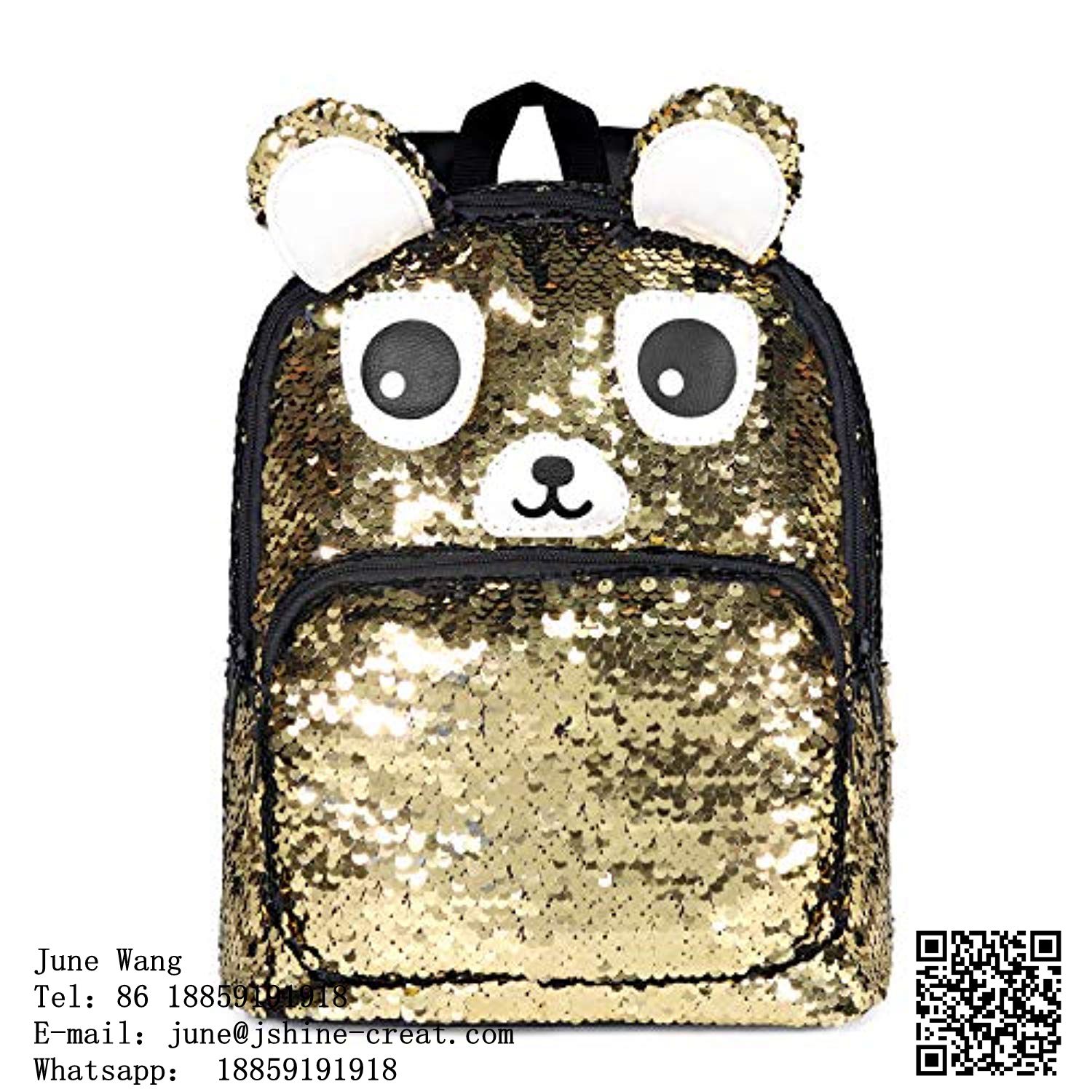 Reversible Sequin Children's Bear Backpack (DIY)
