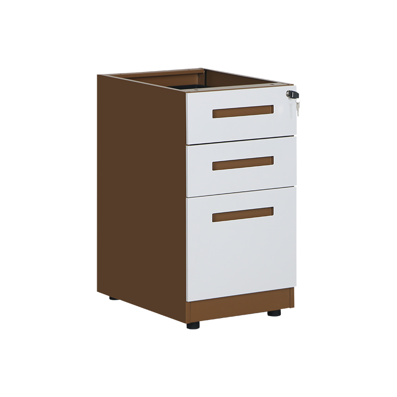 3 Drawer Desk Support Pedestal with Embedded Handle