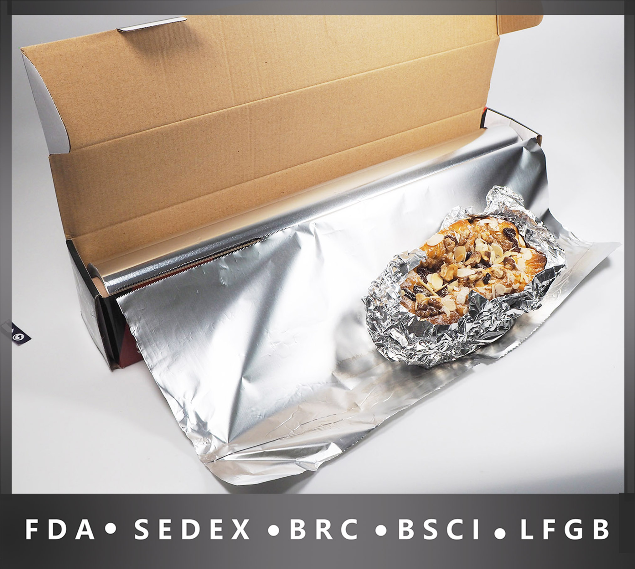 Food Service Heavy-Duty Disposable Household Silver Aluminum Foil Pape Aluminium Foil Paper