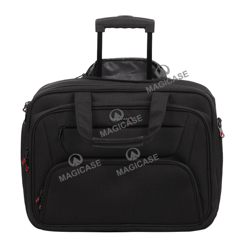 MAGICASE Rolling Laptop Bag Premium Rolling Laptop Briefcase Fits Up to 17.3 Inch Laptop Water-Repellent Overnight Rolling Computer Bag with RFID Pockets for Travel/Business/School/Men/Women