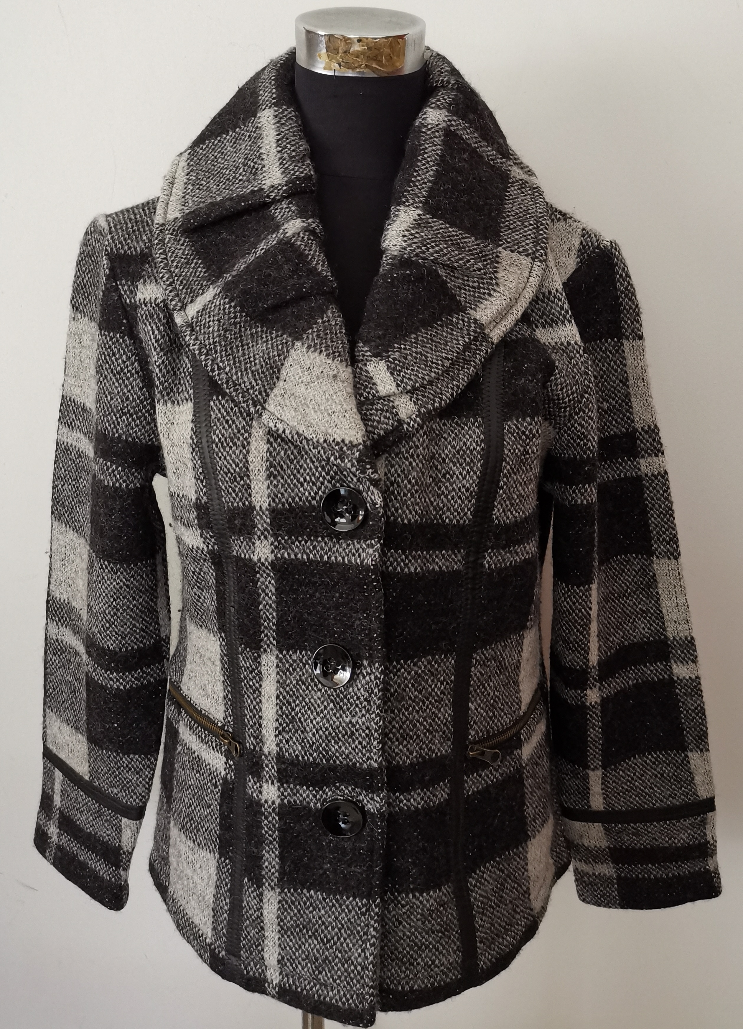 100% Boiled Wool Coat