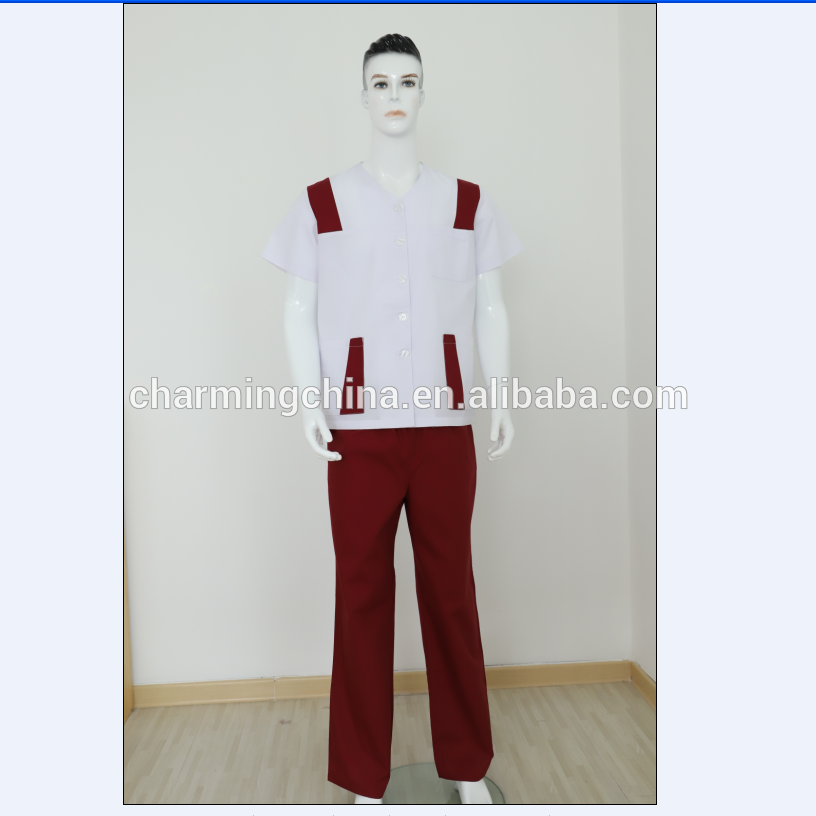 Men staff uniform in hospital