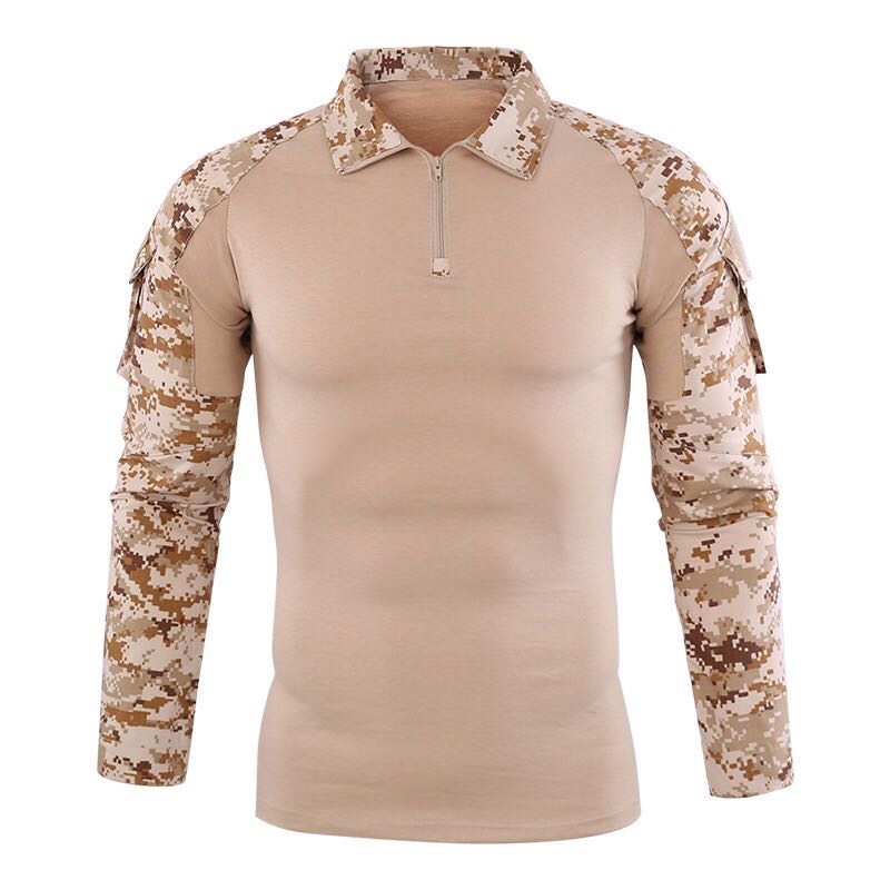 camouflage long sleeve tactical T shirt