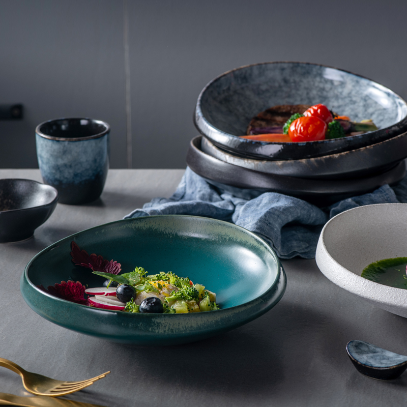 8”Durable porcelain with color glazed Bowl