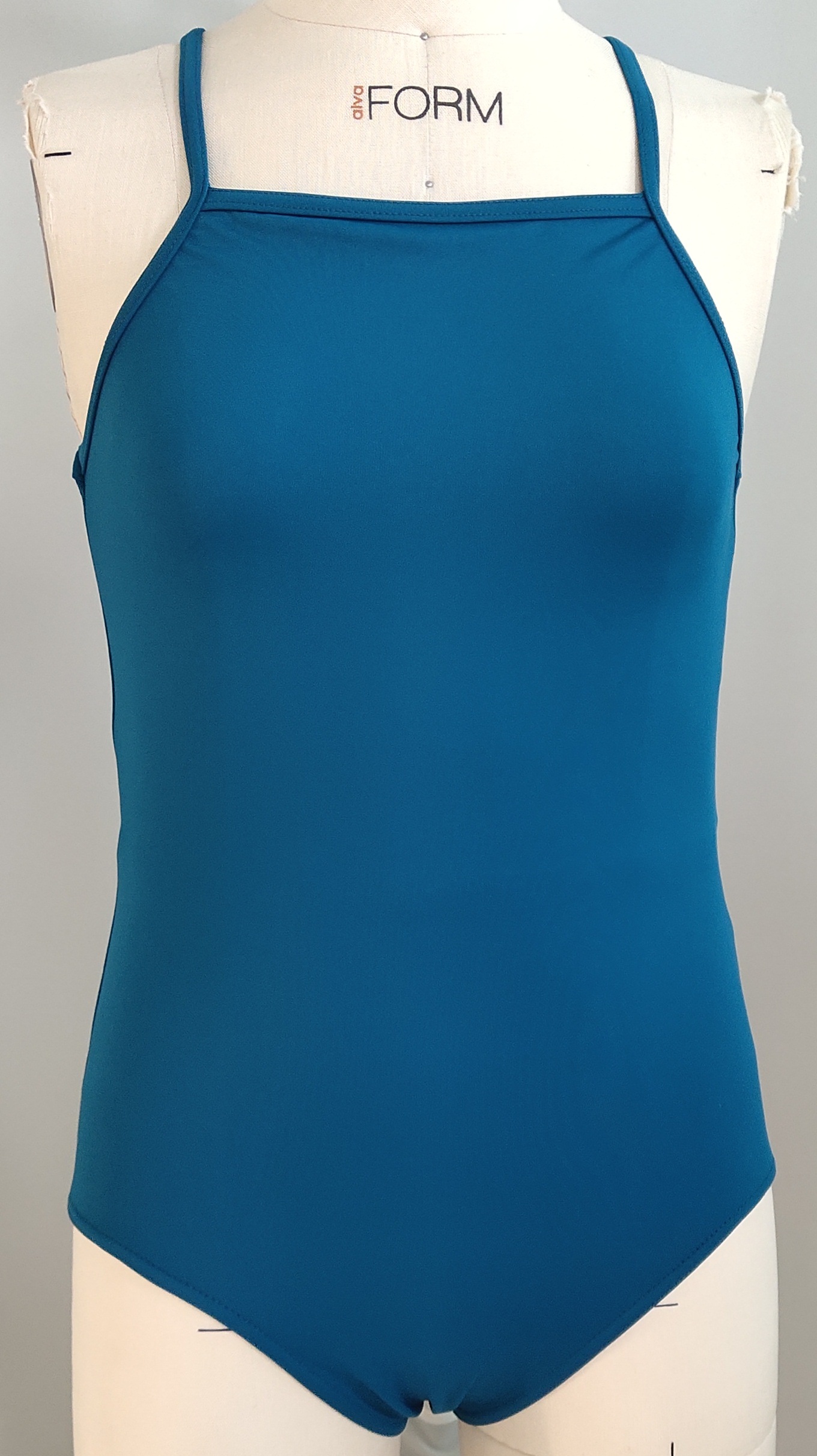 Ladies leotard with mesh scalloped back - dance / dancewear / costume