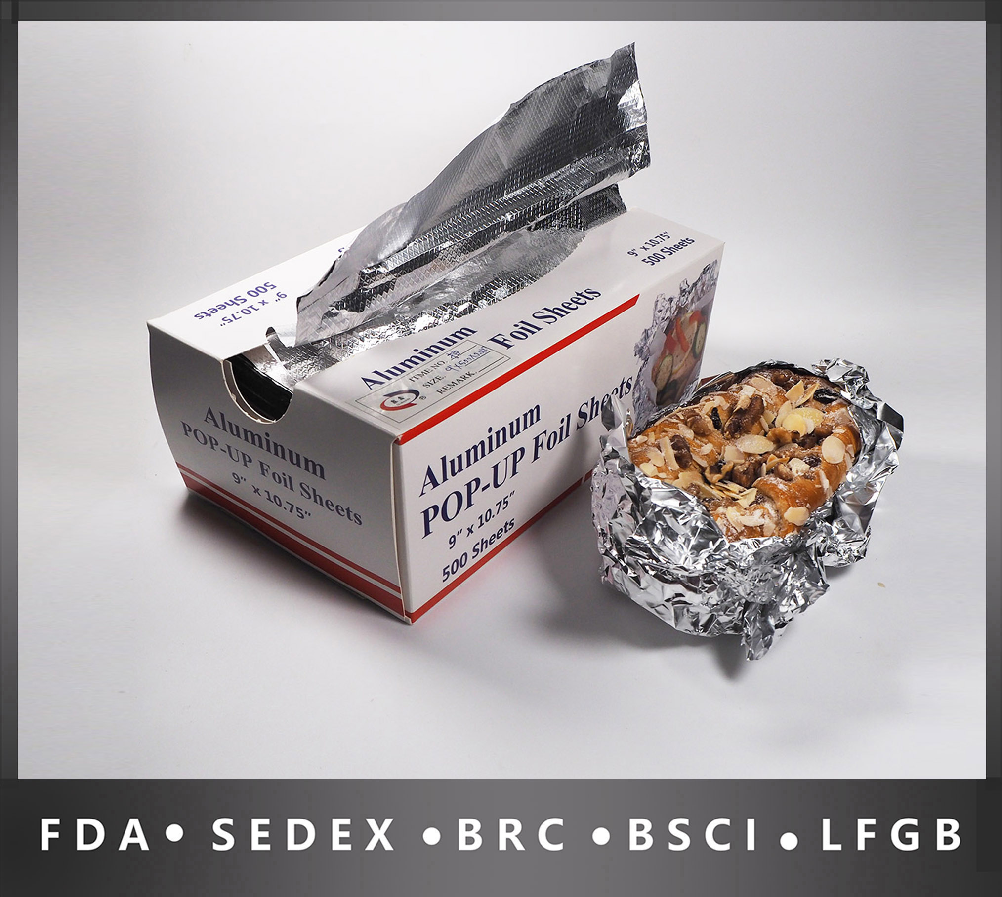 Pre-Cut Aluminum Foil Sheets