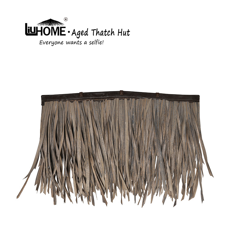 Synthetic thatch tiles for roofing and umbrella decoration-Thatch Roof Tile