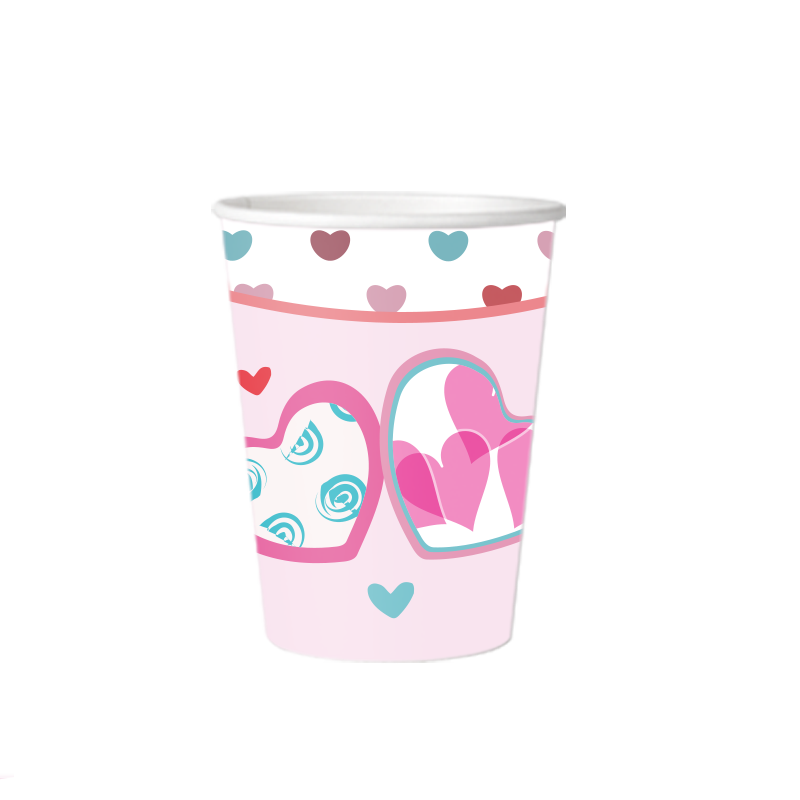 Valentine Party Supplies Paper Cup