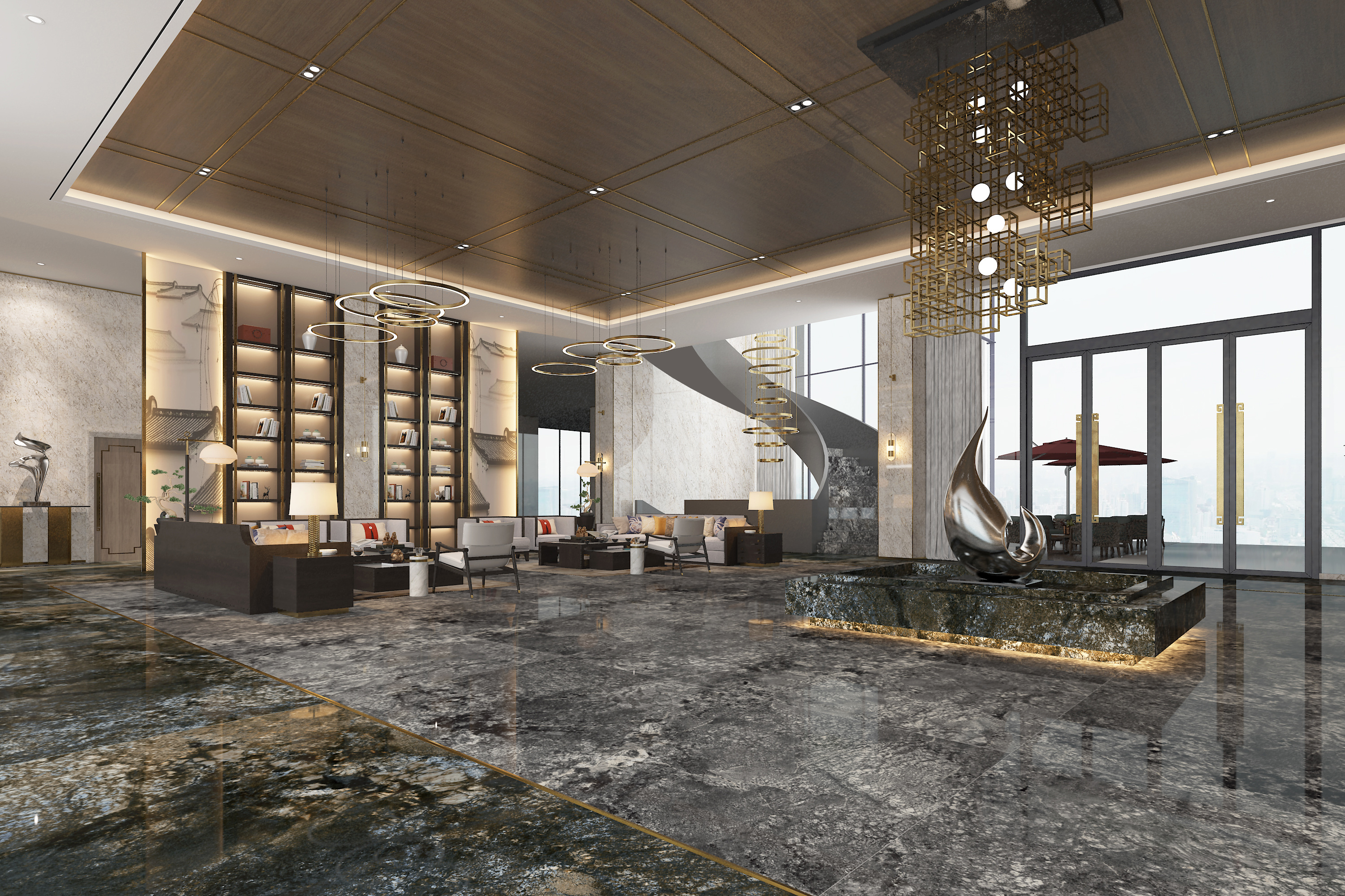 # Porcelain Slab / Large format / Marble Tile / Floor Tile / Wall Tile 90-180FMX10803PM