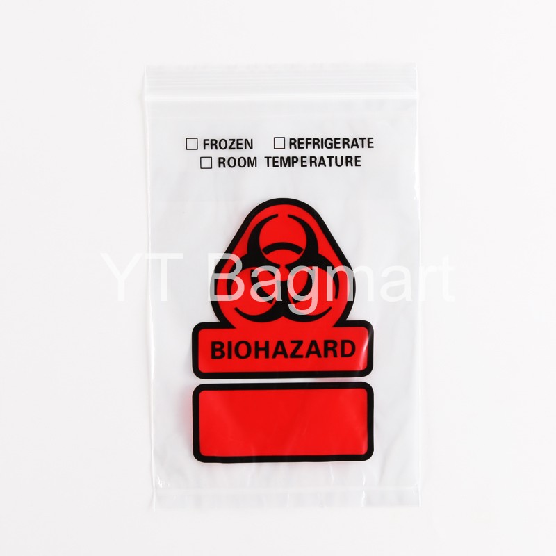 Biohazard 3 wall zipper bag