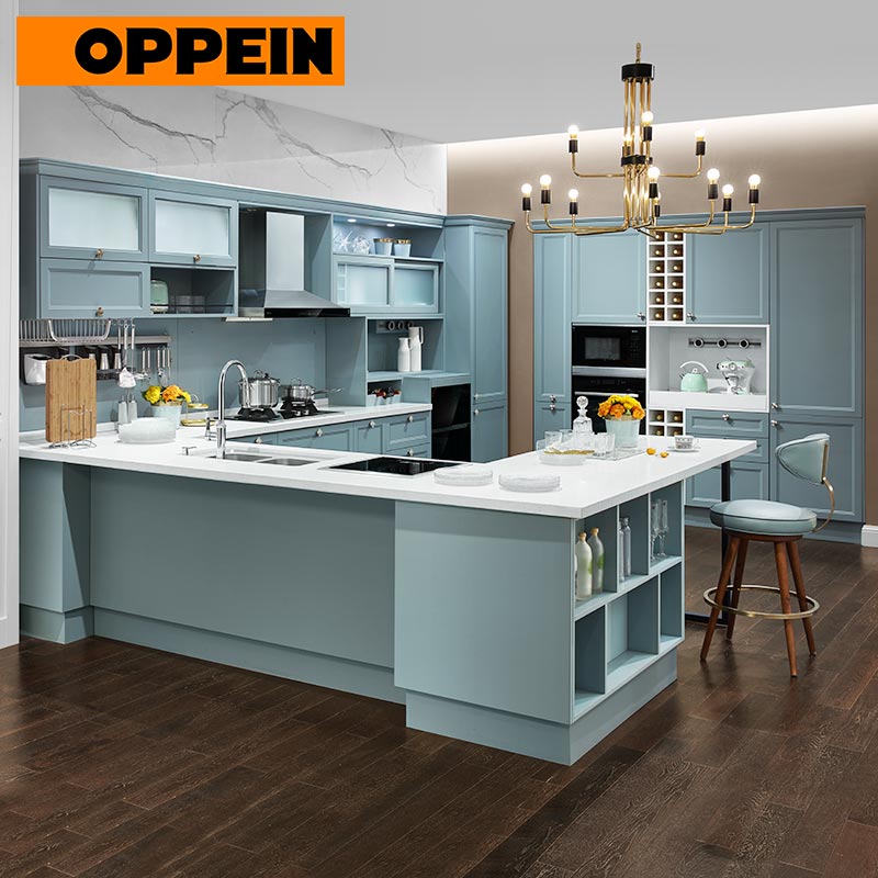 traditional kitchen cabinet,kitchen cabinet,blue kitchen cabinet