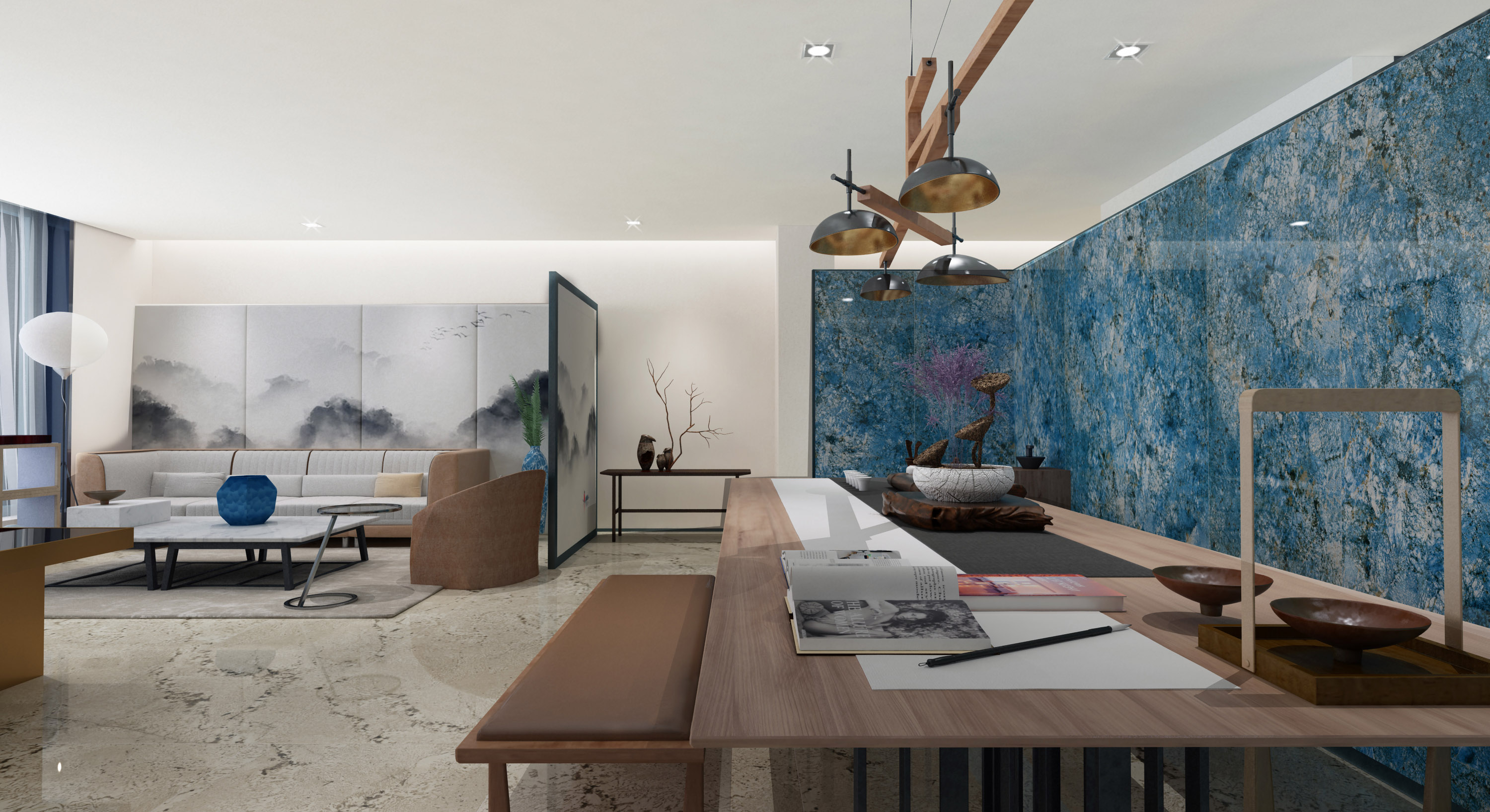 # Porcelain Slab / Large format / Marble Tile / Floor Tile / Wall Tile 90-180FMX10809PM