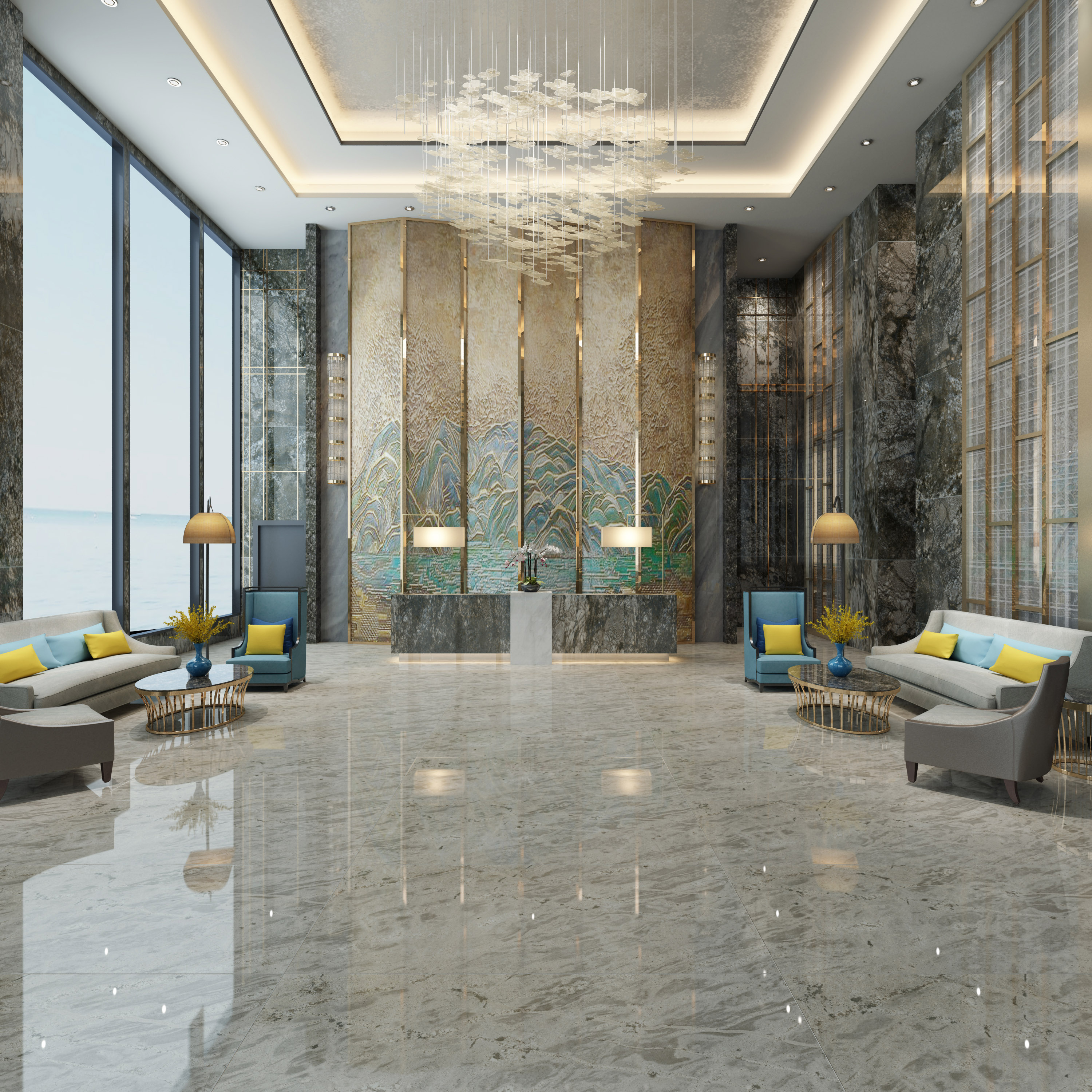 # Porcelain Slab / Large format / Marble Tile / Floor Tile / Wall Tile 90-180FMX10802PM