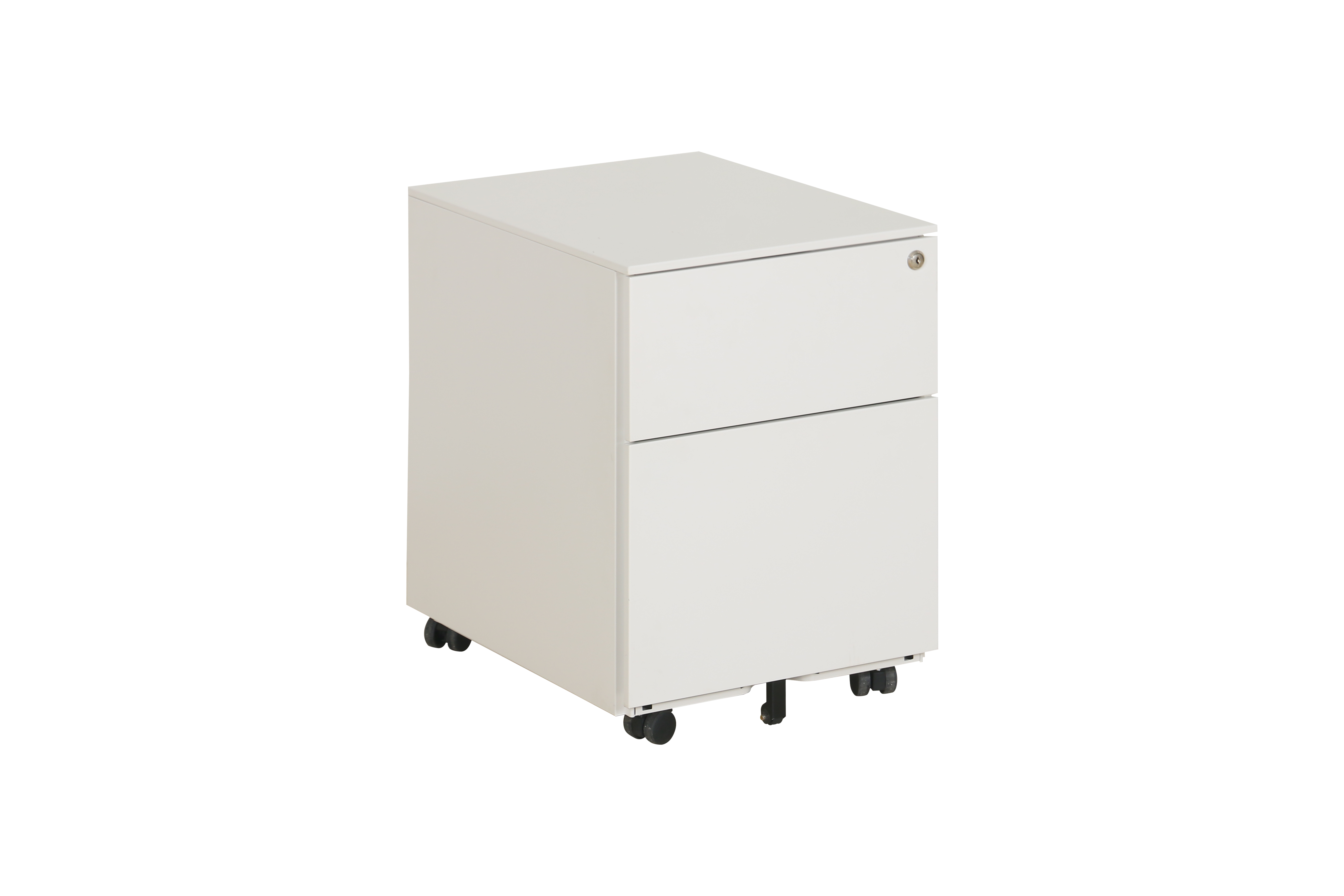 2 Drawer Mobile Pedestal with flush front