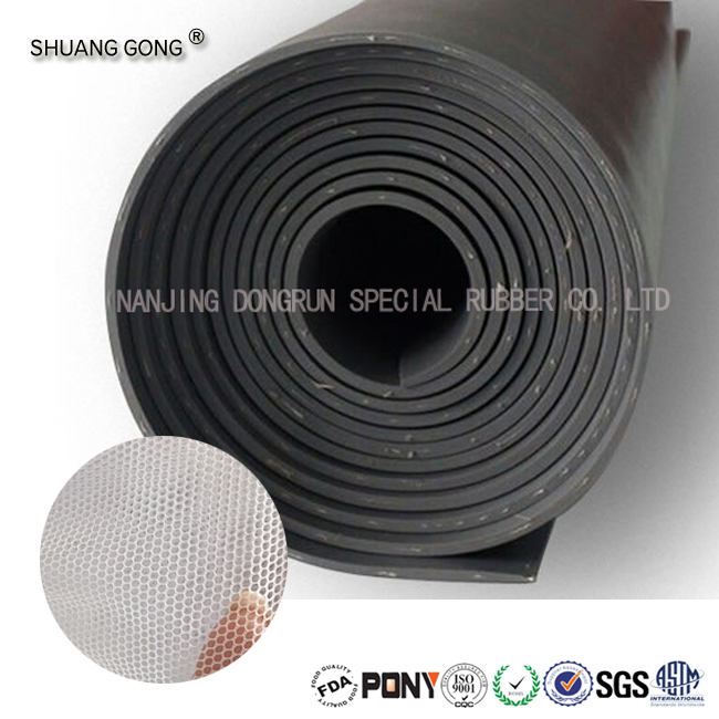 cloth、metal mesh insertion rubber sheet
