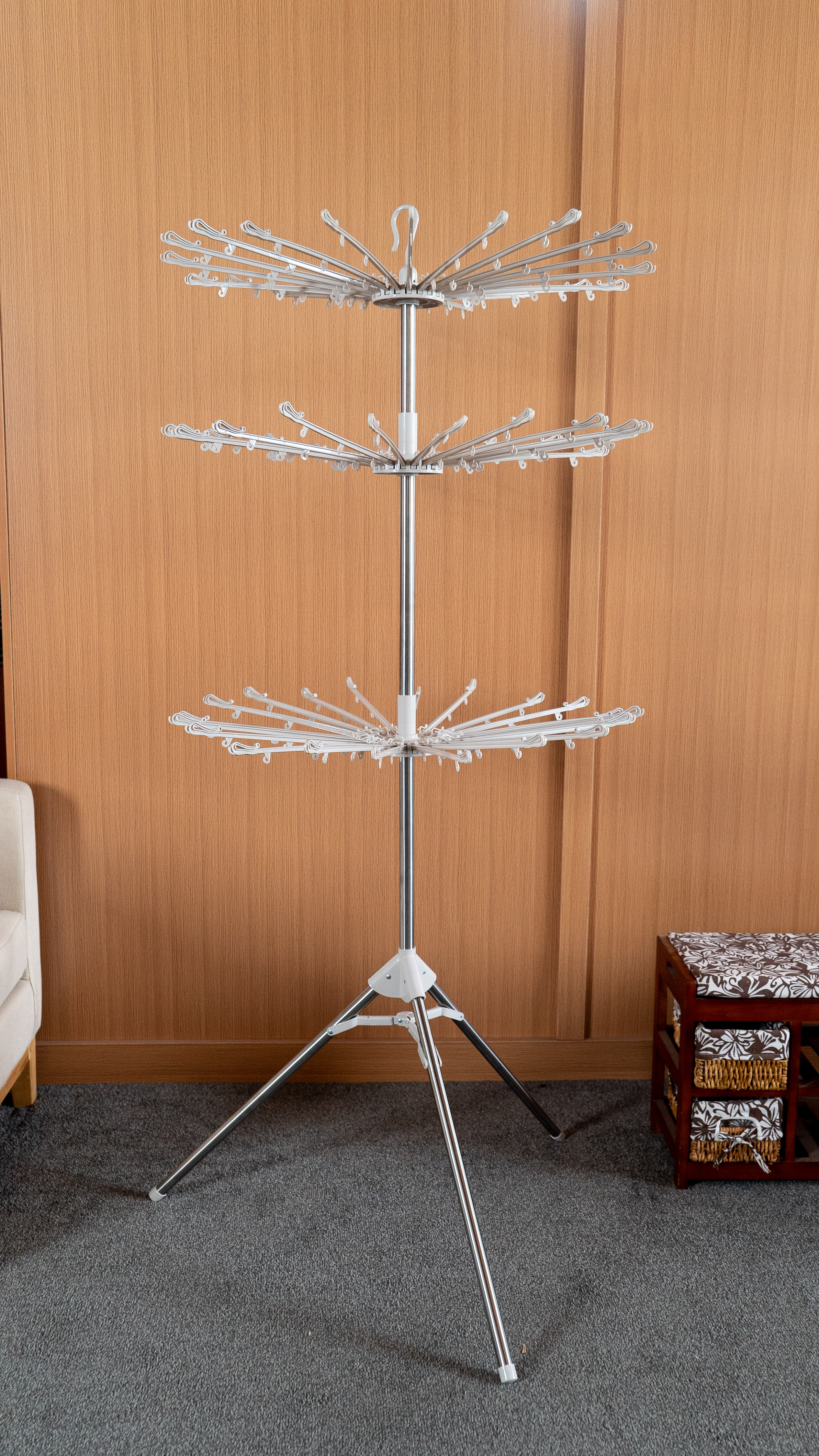 Indoor drying rack