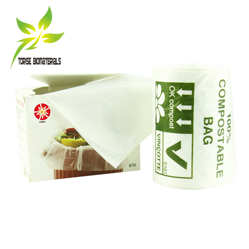 Compostable Biodegradable Garbage Bag，green garbage bag ,
