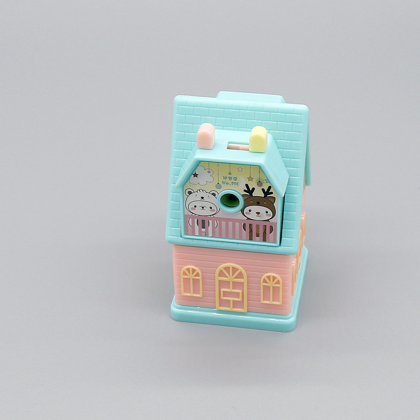 Plastic Table Pencil Sharpener，High Quality Factory Customized Package Wholesale，PS-1006